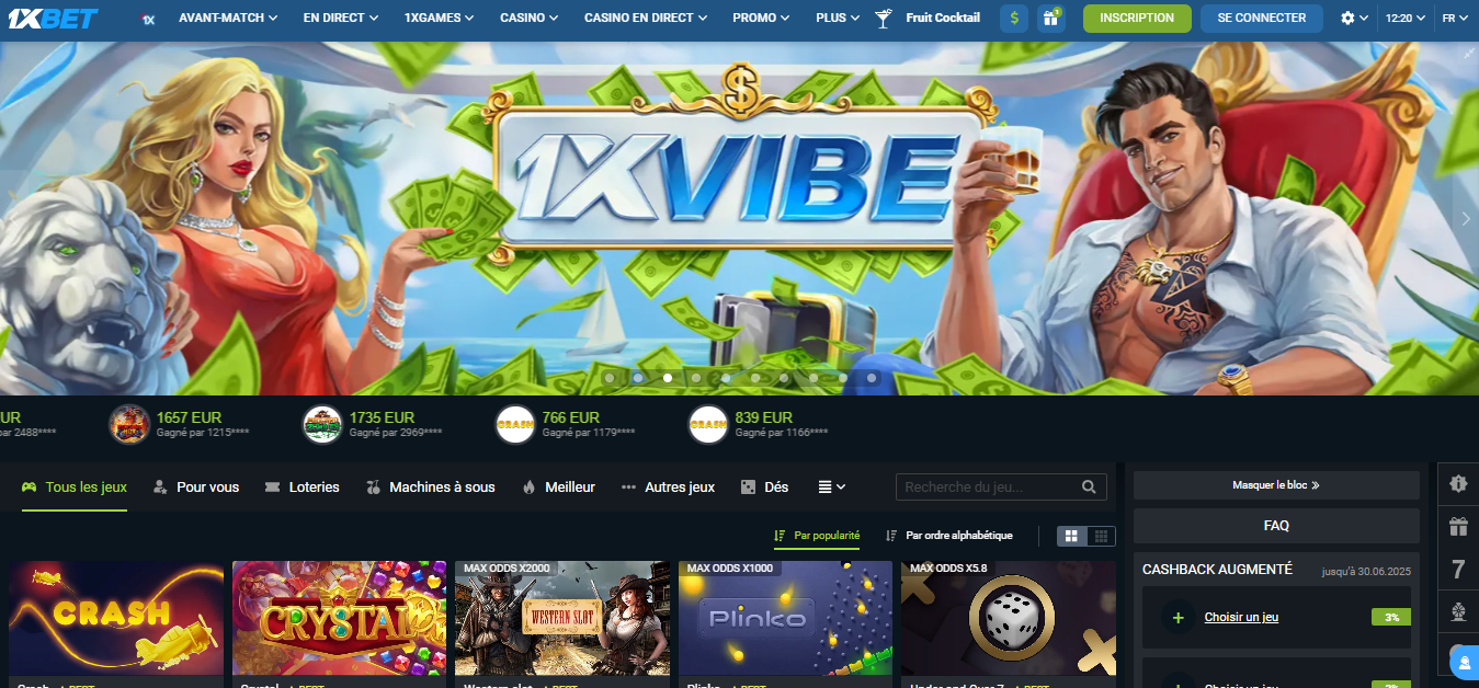 bookmaker russe 1xBet