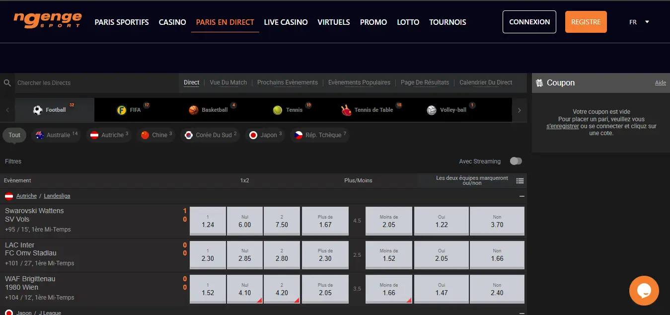 Télécharger l'application ngenge sport